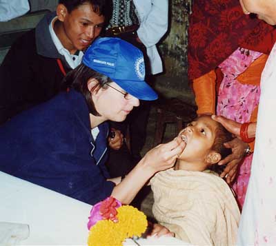 Nina, National Immunisation Day